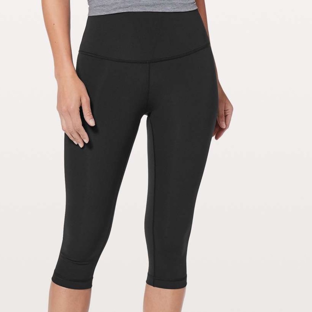 Lululemon Wunder Under HI rise 1/2 tight pants FOL Luxtreme 4